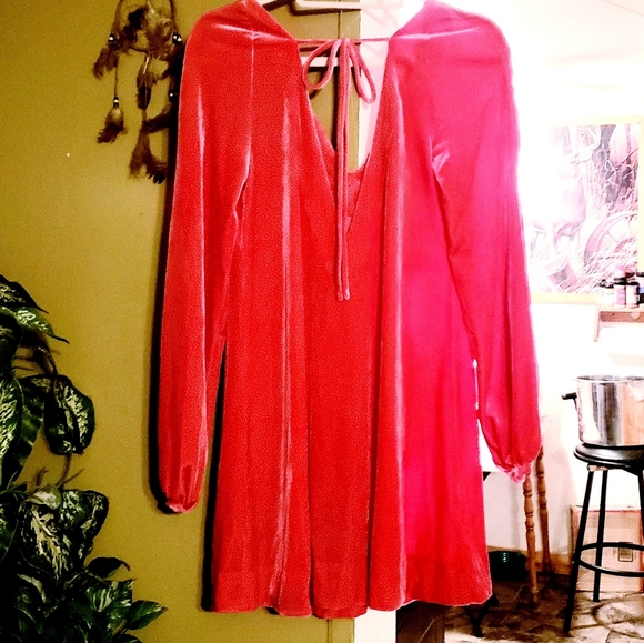 ****SOLD****     Free People Velvet Dress - Picture 9 of 9